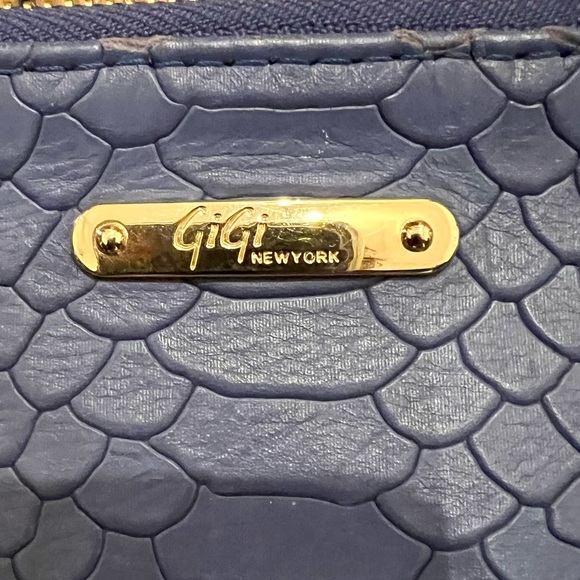 GIGI NEW YORK All In One Clutch Bag Embossed Python - Picture 5 of 9